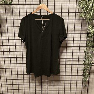 Button Up Short Sleeve Shirt B127